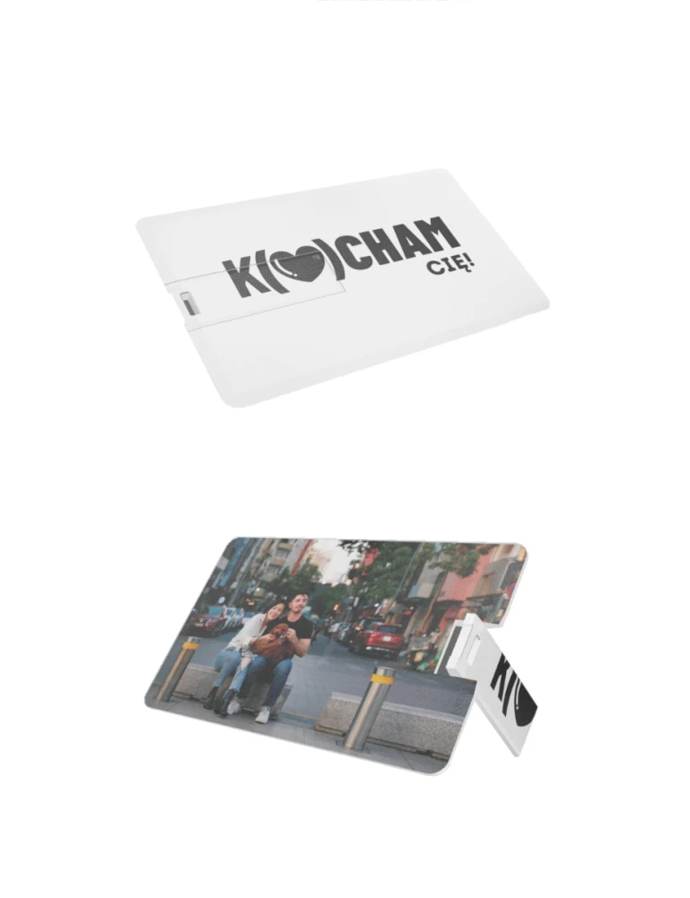 Pendrive Karta na Walentynki z Twoim Zdjęciem