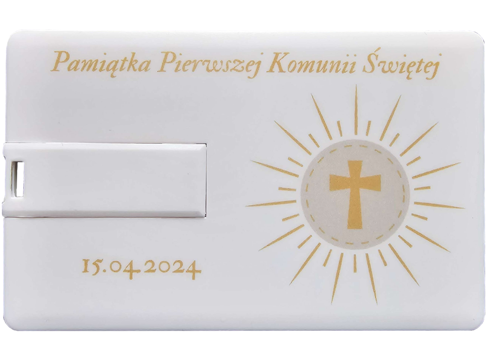 Pendrive Karta na Komunię 16GB z Ozdobnym Pudełkiem