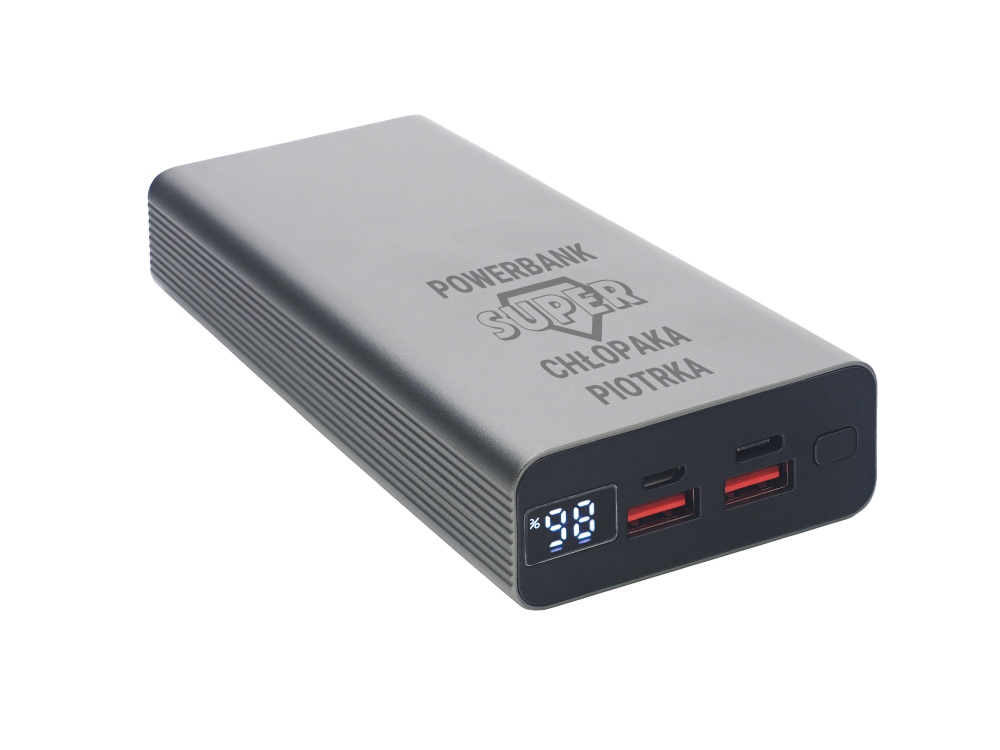 Personalizowany Powerbank 20000mAh, Dzień Chłopaka, Wzór 3 - PB444