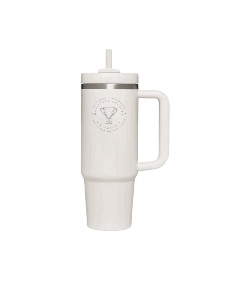 Personalizowany Kubek termiczny biały, Dzień Chłopaka - Wzór 2 MUG W 